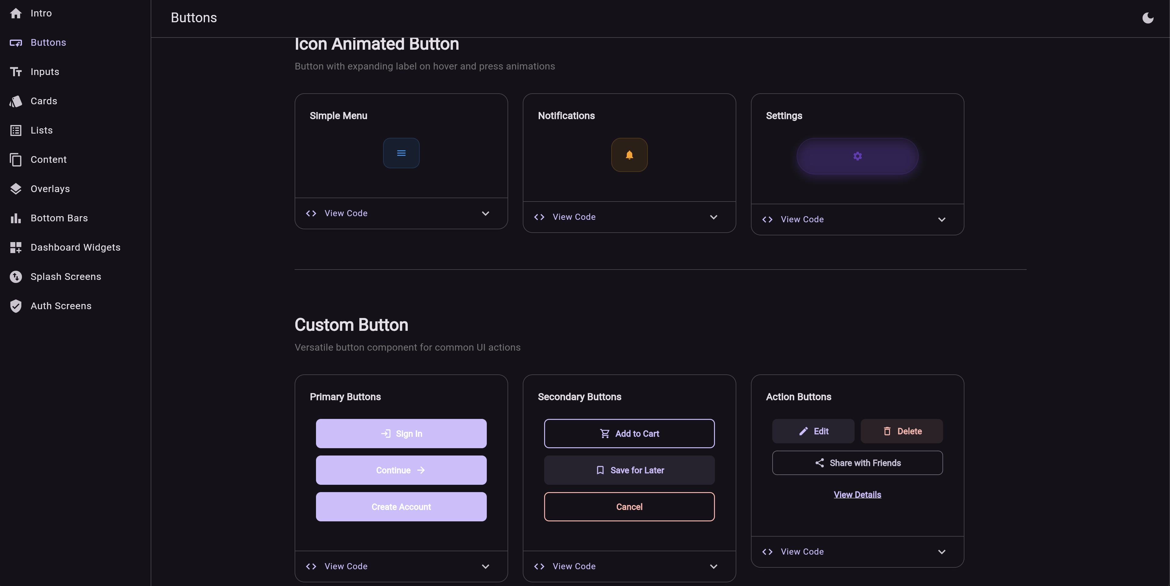 Flutter Builder UI